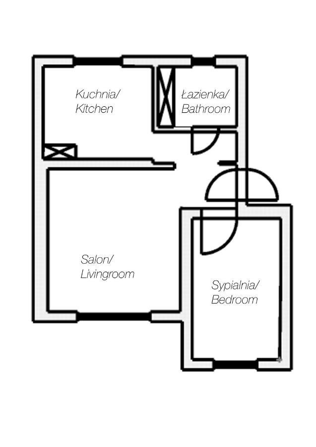 Centrally Located Island Apartment 그단스크 외부 사진